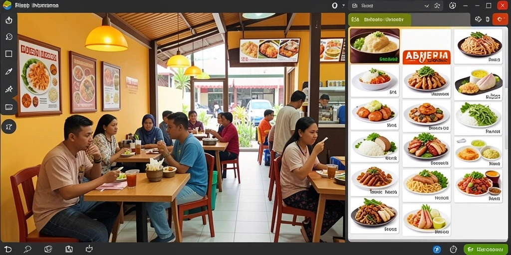 Tampilan antarmuka yang user-friendly dan mudah dinavigasi.