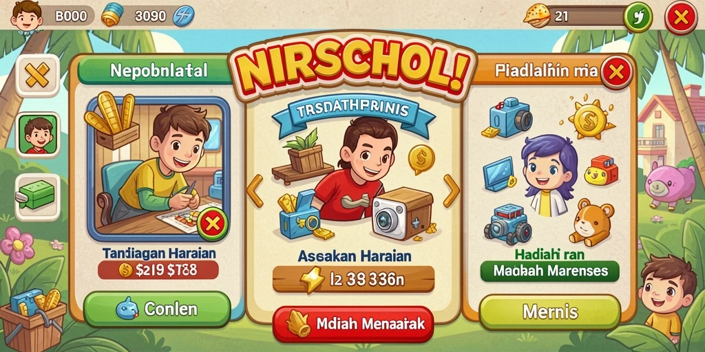 Tampilan grafis yang menarik dan intuitif.