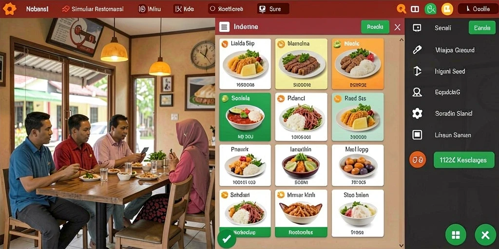Tampilan antarmuka pengguna yang intuitif.