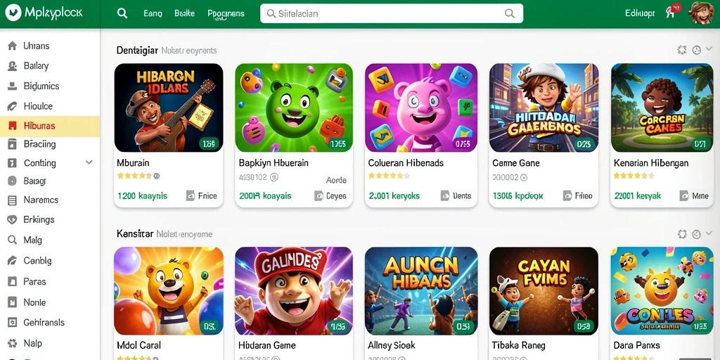 Tampilan antarmuka yang menarik dan modern.