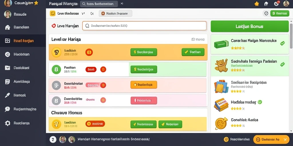 Tampilan antarmuka yang menarik dan user-friendly.