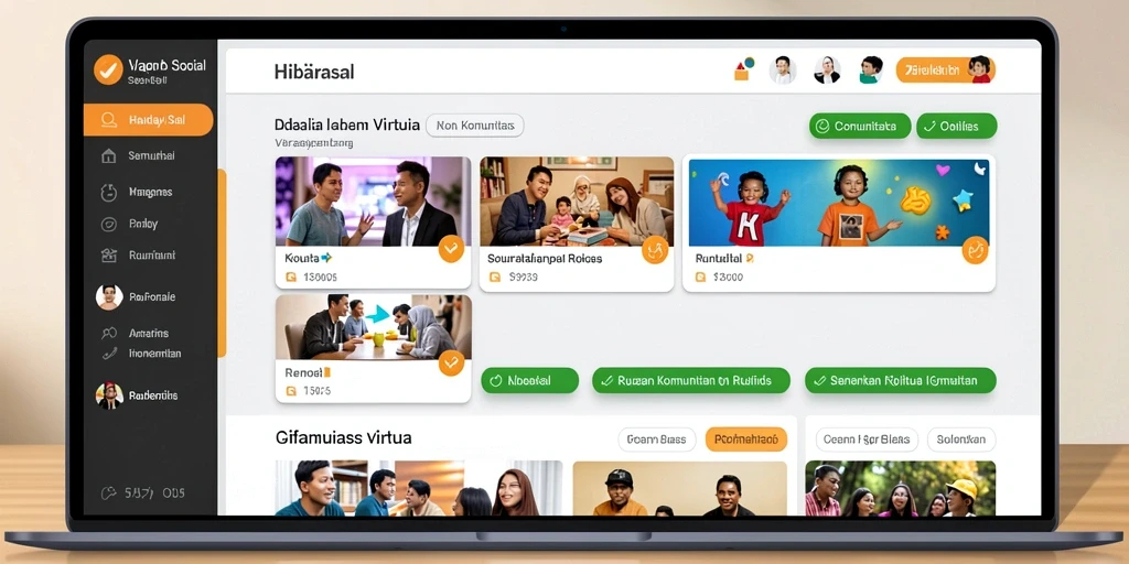 Layar utama SVIP1 dengan grafis yang menawan.